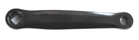 Steel Crank Arm LH 165mm Diamond Taper Black Replacement Part For Cycling Enthusiasts