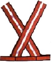 BICYCLE PARTS - SAFETY X STRAPS MEDIUM