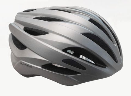 BICYCLE PARTS - TITANIUM COLOUR ROAD HELMET - FLITE, INMOULD, AUSTRALIA STANDARDS APPROVED, 56 - 58CM