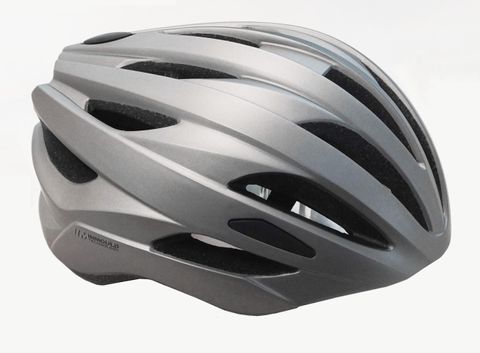 BICYCLE PARTS - TITANIUM COLOUR ROAD HELMET - FLITE, INMOULD, AUSTRALIA STANDARDS APPROVED, 56 - 58CM