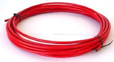 BICYCLE PARTS - BRAKE CASING - CEX OUTER CASING, 5MM X 7.6 METRES, RED