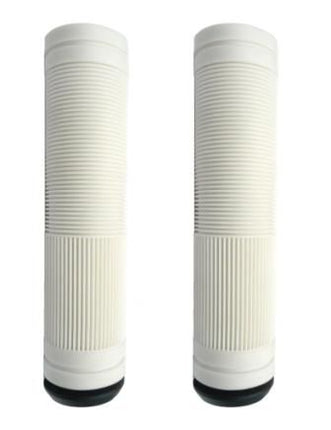BICYCLE PARTS - GRIPS BULLETPROOF, 130MM, OPEN END WITH PLUG, WHITE