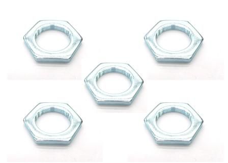 BICYCLE PARTS - LOCK NUT - FOR ONE PIECE CRANK BOTTOM BRACKET (BAG OF 5)