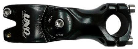 BICYCLE PARTS - AHEAD STEM - 110MM EXT, 0 - 60 DEGREE, 28.6MM DIA., 25.4MM BB, BLACK