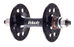 BICYCLE PARTS - HUB, VELOCITY, TRACK FRONT BLACK - 36H FORMULA (H17 - 36)