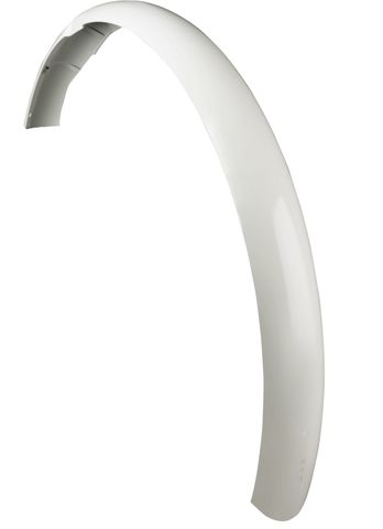 INDUSTRIAL TRIKE 24 Inch Rear Mudguard White Cycling Accessory - Replacement Part For Bicycle And Tricycle Fenders