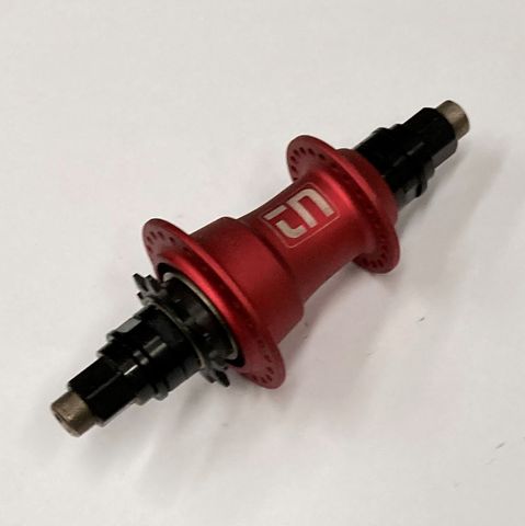 BICYCLE PARTS - HUB, TUF - NECK, ROLLA FREECOASTER HUB, 14MM, SEALED, 48H, RED (RIGHT HAND DRIVE)