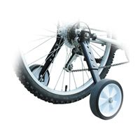 Kids Training Wheels Silver 20-26 Inch Bikes Up To 100kg Load Capacity Learn To Ride Auxiliary Wheels For Children Cycling