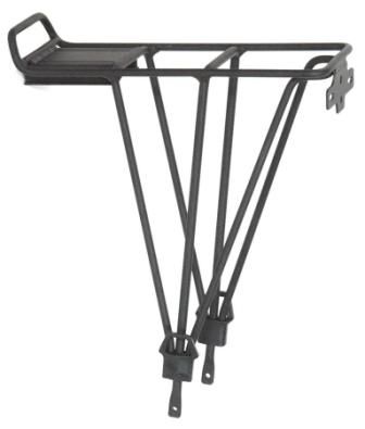 BICYCLE PARTS - CARRIER - BETO REAR CARRIER, SUITS 26 NON DISC BIKES, SUITS BETO BABY SEAT, FITTINGS INCLUDED, BLACK