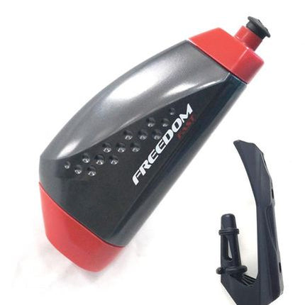 Freedom Fast Aero Hydration System Bottle With Mounting Pin - Black/red For Cycling And Sports, Lightweight And Durable Water Bottle For Athletes