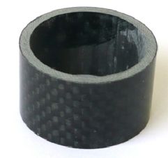 BICYCLE PARTS - SPACER CARBON, 28.6 X 20MM