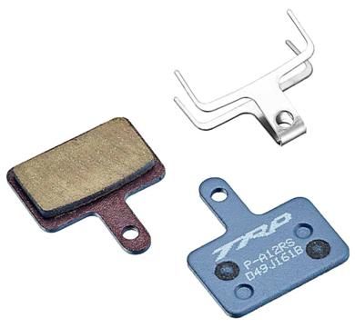 TRP Resin Disc Brake Pads For Cycling - P-A12RS Metal Composite Replacement For Mountain Bikes & Road Bikes