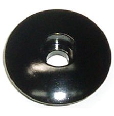 BICYCLE PARTS - SPARE ALLOY TOP NUT FOR 1 1/8 BLACK