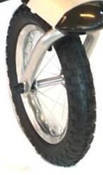 BICYCLE PARTS - REPLACEMENT 12 FRONT WHEEL ONLY W TYRE AND TUBE (NO BRACKET)FOR BICYCLE TRAILER/JOGGER 9800/9801/9807/9820 (Q/R - 100MM OLD)