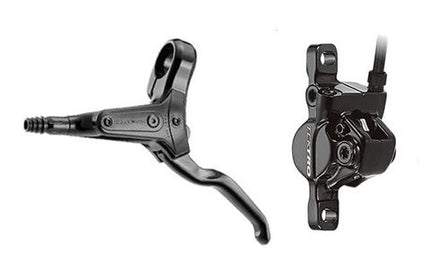 BICYCLE PARTS - HYDRAULIC DISC BRAKE KIT, TEKTRO, HD - M285R REAR LEFTHAND, ALLOY CALIPER & LEVER, PRE BLED 1900MM HOSE ; BLACK, W/O ROTOR, POST MOUNT