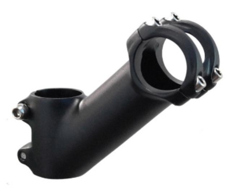 BICYCLE PARTS - AHEAD STEM - 100MM EXT, 40 DEGREE, 28.6MM DIA., 31.8MM BB, BLACK