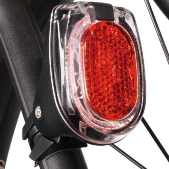Busch & Muller Busch & Mã¼ller Secula Dynamo Rear LED Light For Seatpost/stay With Stand Light And 210cm Cable - Bicycle Safety Accessory