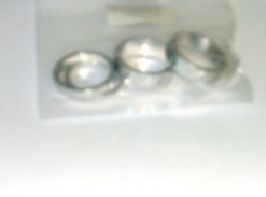 BICYCLE PARTS - SPACER SET, ALLOY, SILVER, 1 , SIZE 2, 5, 8, & 10MM EACH X 1