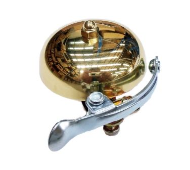 BICYCLE PARTS - BELL - BRASS TOP, FLICK BELL, PRO SERIES, LARGE, FITS 25.4MM BB