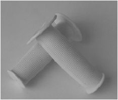 BICYCLE PARTS - GRIPS MUSHROOM 16 WHITE