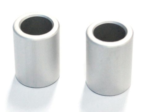 BICYCLE PARTS - REAR SPACERS 12 X 8.05 X16.5MM; SILVER, SOLD IN PAIRS