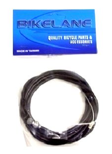 BICYCLE PARTS - BRAKE CABLE UNIVERSAL, INNER & OUTER, FOR TANDEM, LENGTH 100 X 110 (2795MM), BLACK