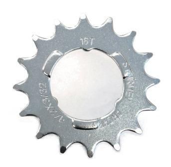 BICYCLE PARTS - COG 3 - SPLINE. 16T, STURMEY ARCHER, CP, FLAT TYPE, COASTER SPROCKET (I.D - 35MM)