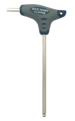 BICYCLE PARTS - ALLEN KEY, T HANDLE, W/BALL END, 8MM