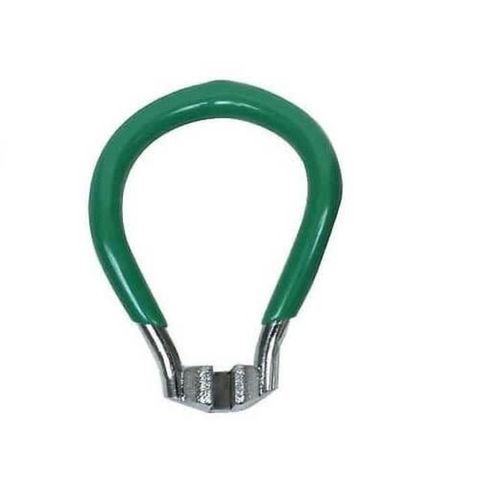 BICYCLE PARTS - SPOKE KEY GREEN HANDLE 14G FOR 0.13 NIPPLE