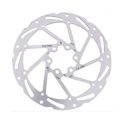 Tektro 160mm Disc Rotor Stainless Steel 6 Bolt Heat Dispersion Excellent Tolerance For Cycling Brakes