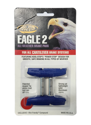 BICYCLE PARTS - BRAKE PADS - KOOL STOP EAGLE 2 BLUE CANTI KSEC2BLU