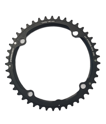 Stronglight MTB Chainring 44T 146mm BCD 4 Hole 9 Speed Black 7075 CNC Aluminum SHIMANO XTR Upgrade Drivetrain Performance