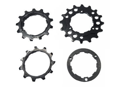 BICYCLE PARTS - COGS, FOR MOD.CS - M350 CASSETTE, 11 - 13 - 16T REPLACEMENT, WITH SPACER, (9 SPEED) QUALITY TEKTRO PART
