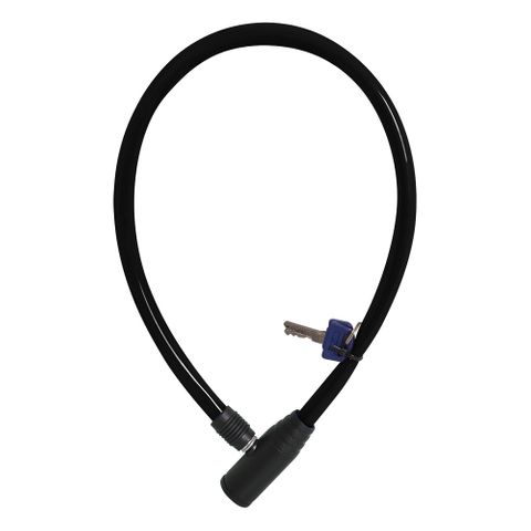 BICYCLE PARTS - LOCK - HOOP4 CABLE LOCK 4MM X 600MM, BLACK - OXFORD PRODUCT