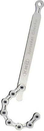 KMC Sprocket Checker Wear Indicator Tool For Bicycles, Steel, Quick And Safe Measurement, Essential Cycling Maintenance Accessory