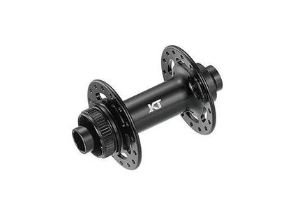 BICYCLE PARTS - HUB KT BRAND – FRONT - 15MM T/A BOOST (110MM OLD) - CENTERLOCK DISC - 32H - SEALED BEARINGS - ANOD BLACK - W/KT LOGO