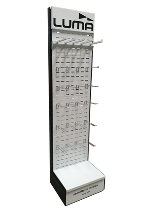 BICYCLE PARTS - LUMA LOCK - ONE FACE DISPLAY STAND - LUMA NO1 LOCK BRAND IN SPAIN