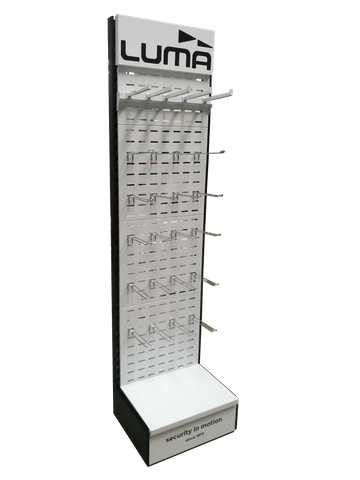 BICYCLE PARTS - LUMA LOCK - ONE FACE DISPLAY STAND - LUMA NO1 LOCK BRAND IN SPAIN