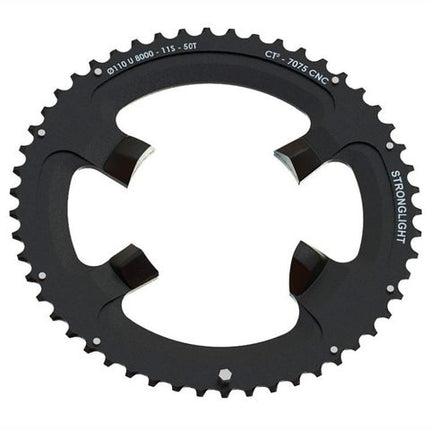 Stronglight Road Bike Chainring 50T 110 BCD 7075-T6 Aluminum Black For Shimano Ultegra FC-R8000 FC-R8050 11 Speed Cycling Components