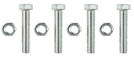 BICYCLE PARTS - BOLT M8, 45MM, SUITS INDUSTRIAL TRIKE REAR GUARDS, FULL THREADED, C.P. (BAG 4)