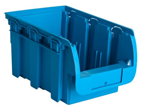 Unior Plastic Storage Bin Set For Small Parts Holders 235L X 155W X 125H - Blue