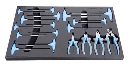 BICYCLE PARTS - UNIOR BIKE TOOL SET IN SOS TOOL TRAY / 19 TOOLS 627178 BICYCLE TOOL, 