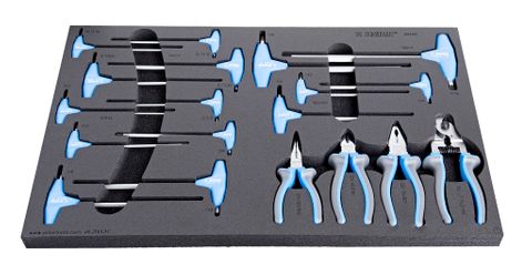 BICYCLE PARTS - UNIOR BIKE TOOL SET IN SOS TOOL TRAY / 19 TOOLS 627178 BICYCLE TOOL, 