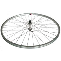 Alex Rims Alex AP 27x1 1/4 Silver Road Bike Front Wheel With Joytech Hub - 36H Mach 1 Spokes - 100mm OLD
