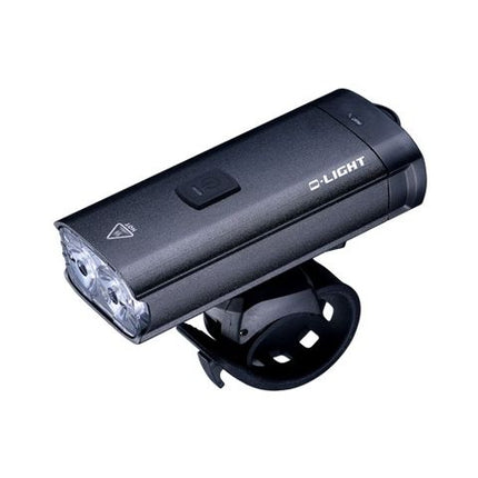 BICYCLE PARTS - LIGHT, HI - POWER, FRONT, ALLOY, 6 FUNCTION, 1100 LUMEN, W/USB RECHARGE, W/2 MOUNTING OPTIONS - UNDER COMPUTER OR SEPERATE H/BAR MOUNT, QUALITY D - LIGHT PRODUCT