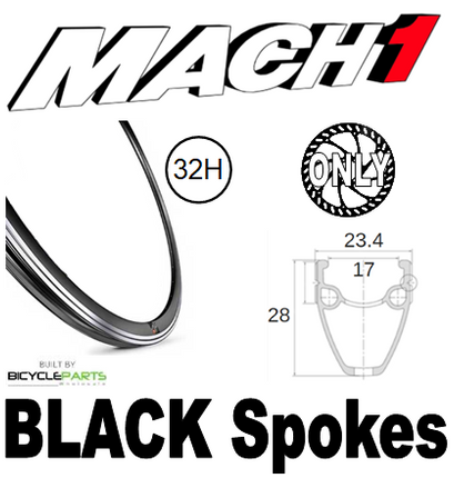 Mach1 700C Touring Front Wheel Black Rim Disc Hub For Bicycle Cycling Road Bike Parts