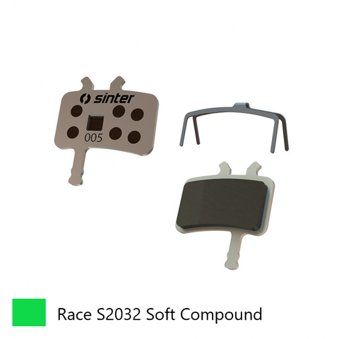 BICYCLE PARTS - BRAKE DISC PADS - MTB PREMIUM RACE PADS (EXTRA BITE), GREEN, AVID JUICY 3, 5, 7 | CARBON | ULTIMATE | BB7 MECHANICAL QUALITY SINTER PRODUCT MADE IN SLOVENIA