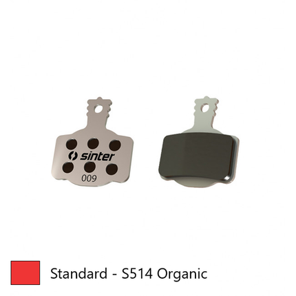 BICYCLE PARTS - BRAKE DISC PADS - MTB & ROAD PREMIUM STANDARD PADS, RED, CAMPAGNOLO | MAGURA MT SPORT, MT TRAIL (FW), MT2, MT4, MT6, MT8. CAMPAGNOLO ROAD DISC - QUALITY SINTER PRODUCT MADE IN SLOVENIA