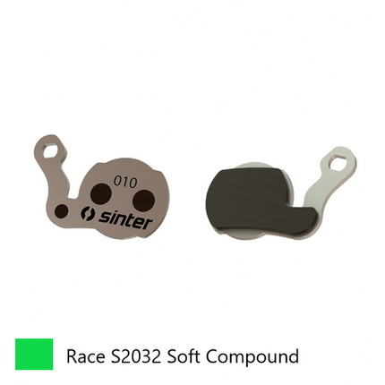 BICYCLE PARTS - BRAKE DISC PADS - MTB, RACE PADS (EXTRA BITE), GREEN, MAGURA JULIE HP, LOUISE (2007/08), LOUISE BAT, LOUISE CARBON, MARTA (2009) - QUALITY SINTER PRODUCT MADE IN SLOVENIA