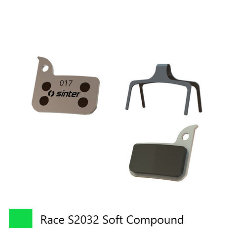 BICYCLE PARTS - BRAKE DISC PADS - ROAD & MTB RACE PADS (EXTRA BITE), GREEN, SRAM RED, RIVAL, LEVEL ULTIMATE, APEX, FORCE, S - 700. - QUALITY SINTER PRODUCT MADE IN SLOVENIA